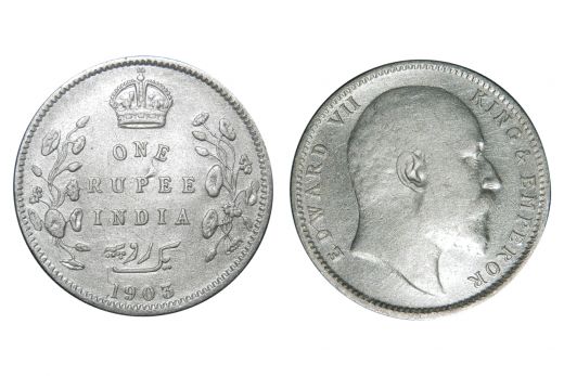 British India, Victoria Empress , Rupee, Silver, Mint - Bombay, 1901