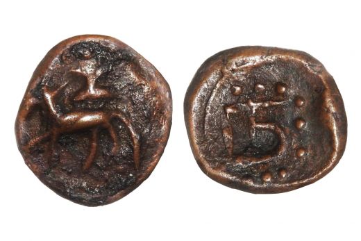 Arcot Nawabs, Kasu, Copper, 1670 - 1740 AD