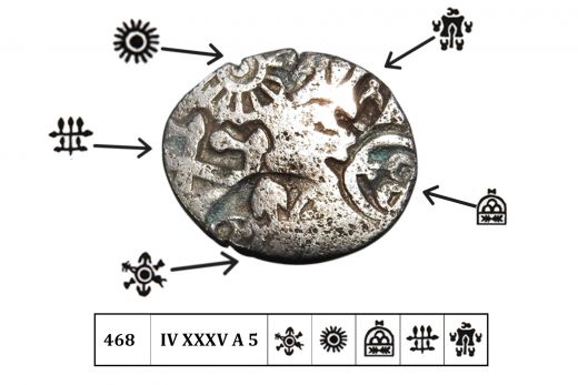 Magadha Empire , Nanda Dynasty ( C.345 - 322 BC) ,Karshapana