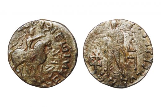 Indo-Parthian, Abdagases (c.100 AD), Tetradrachm