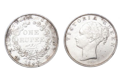East India Company, Victoria Queen (C.L), Rupee, Silver, 1840