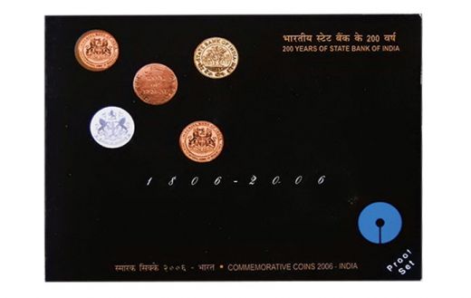 2006 - 200 YEARS OF STATE BANK OF INDIA (1806 - 2006) PROOF SET