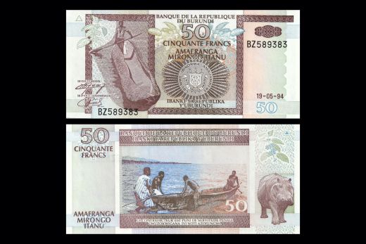 Burundi, 50 Francs