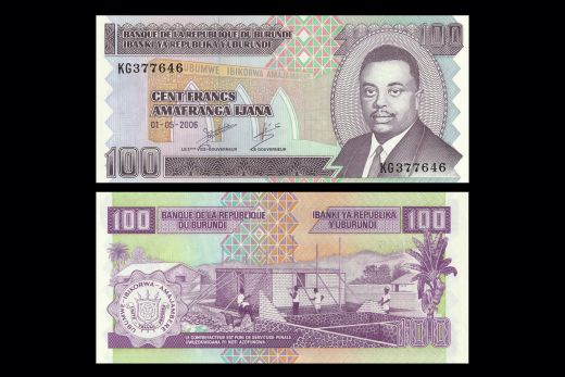 Burundi, 100 Francs