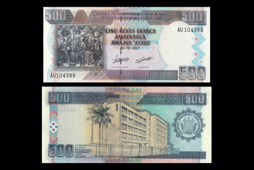Burundi, 500 Atanu