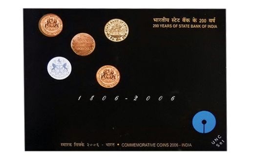 2006 - 200 YEARS OF STATE BANK OF INDIA (1806 - 2006) UNC SET