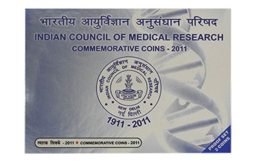 2011 - INDIAN COUNCIL OF MEDICAL RESEARCH CENTENARY YEAR PROOF SET