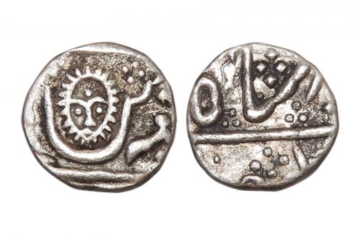 Indore State, INO Shah Alam II, 1/4 Rupee