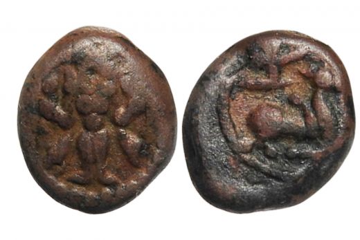 Sivaganga Nayakas, Kasu (Copper).