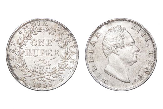 East India Company, William IIII, Rupee, Silver, 1835