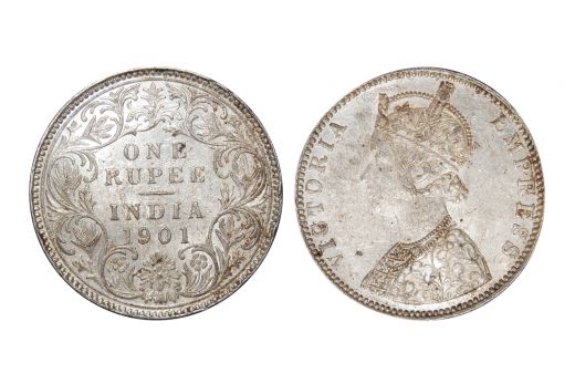 British India, Victoria Empress , Rupee, Silver, Mint - Bombay, 1900