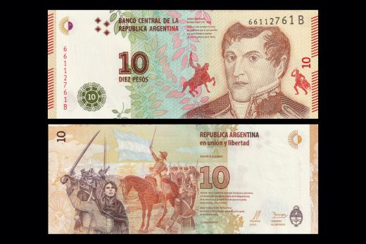 Argentina, 10 Pesos