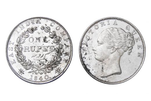 East India Company, Victoria Queen (C.L), Rupee, Silver, 1840